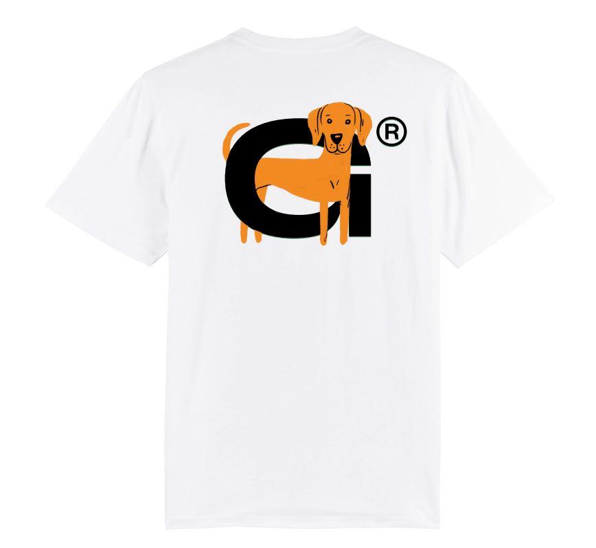 Wit T-shirt (Merk icoon) - Gula Dog Care